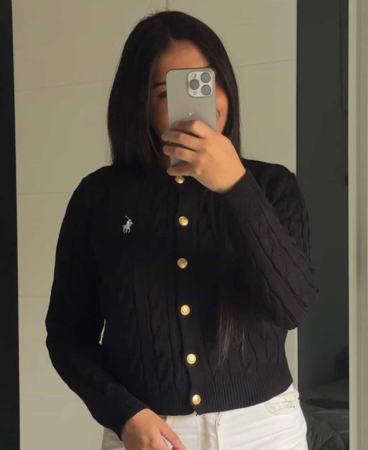 Ralph Lauren cardigan(Noir)