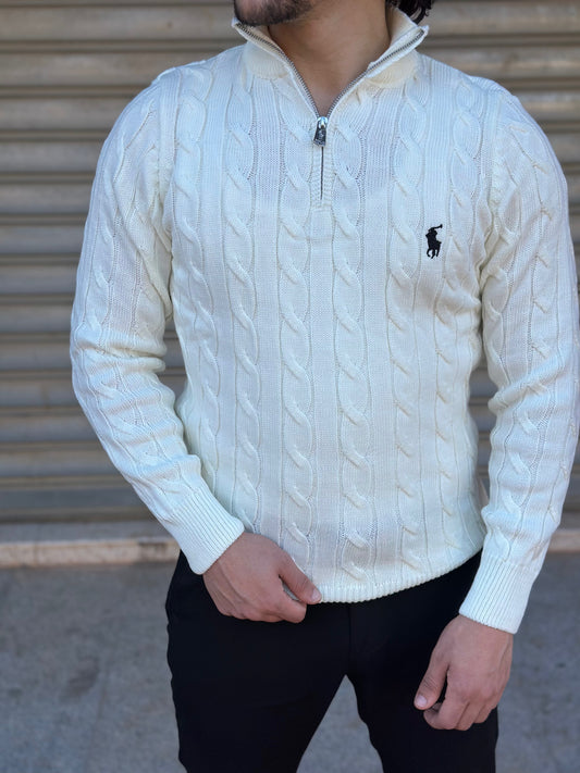 Pull Zipper (blanc)
